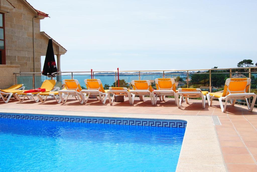 Apartamentos Riveiro Sanxenxo Bagian luar foto